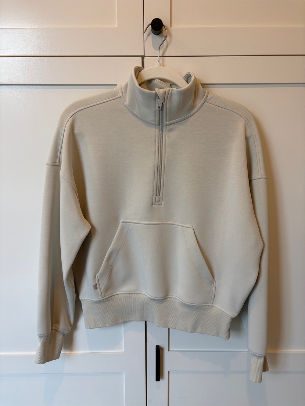 CRZ Yoga Zip-Up - Color Milky White